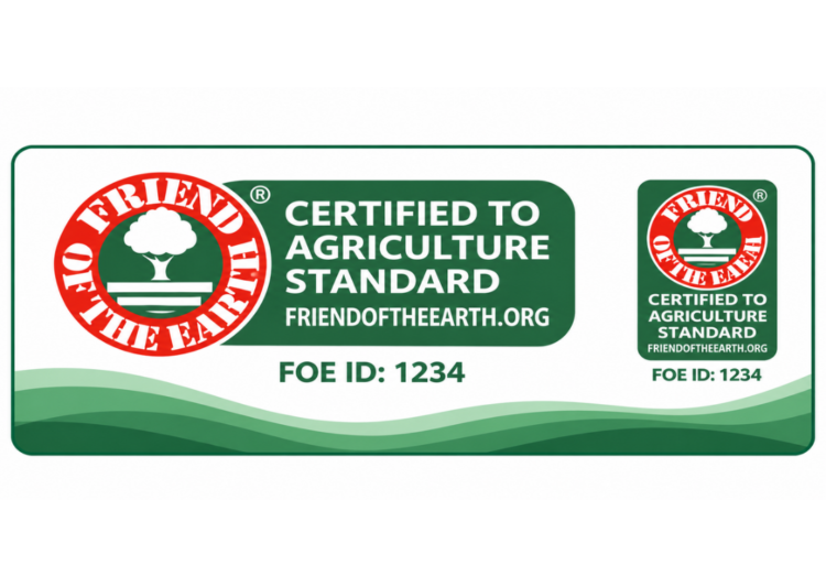 Friend of the Earth presenta le nuove etichette di certificazione con dichiarazioni specifiche e un codice identificativo FOE ID univoco